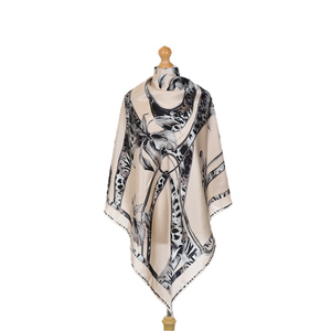 Premium Square Scarf Floral Pattern All Season Printed Quick Dry Soft Breathable Luxury Fashion Gift for Women Cycling - Product Image 3
