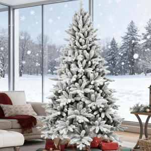 Albero di Natale Innevato di 2,13 m per Decorazioni Festive - Product Image 4