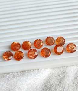 Pierres précieuses naturelles de 8 mm en pierre de soleil, facettées, rondes et calibrées – Achetez maintenant en gros des pierres brutes pour la fabrication de bijoux – Fournisseur en ligne pour revendeurs - Product Image 4