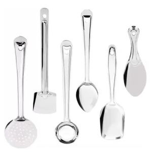 Most Selling Stainless Steel Spoon kitchenware 3 pieces <b>Utensils</b> <b>Set</b> With long Handle and High quality <b>Cooking</b> Spoon <b>Set</b> - Product Image 4