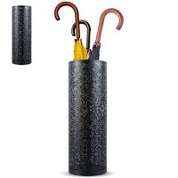 Porta Paraguas Decorativo de Metal Dorado de Alta Calidad con Diseño Vertical de Corte Láser para Áreas de Estar de Lujo