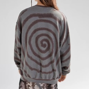 2025 dernier Style femmes sweats brodés Oem t-shirt 100% coton sublimé sweat surdimensionné - Product Image 6