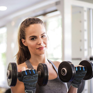 Premium Half Finger Fitness <b>Gloves</b> with Wrist Support Breathable Gym Workout Training <b>Gloves</b> for Weightlifting Cycling - Product Image 5