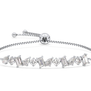 REYES Precio al por Mayor, Brazalete de Oro Sólido de 14K con Diamante Cultivado en Laboratorio de 4.2CT para Mujer, Joyería Minimalista, Regalo de Cumpleaños para Ella - Product Image 4