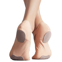 Zapatos de Baile Latino de Cuero Genuino para Mujer, Suela Suave, Transpirables, Diseño Étnico de Garra, para Danza del Vientre y Ejercicio