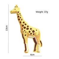 Jouet de dentition pour bébé en silicone en forme de girafe, flexible, pour 0-24 mois