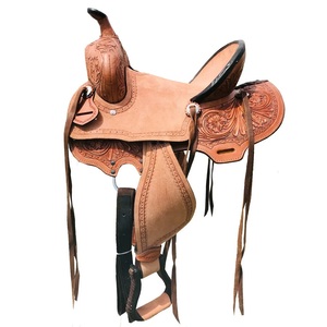 Selle de Cheval Western de Luxe Faite à la Main en Cuir Premium avec Arceau en Bois pour l'Équitation, le Trail, le Ranch et le Roping - Fabricant et Fournisseur d'Équipement Équestre - Product Image 2