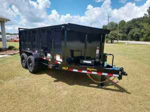 Remolque de Acero 14LP-16 de 1-2 Toneladas con Laterales Altos, Neumáticos Dobles para Transporte en Construcción y Agricultura - Product Image 2