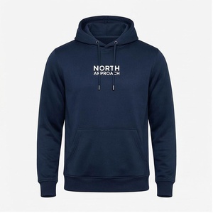 Sweat-shirt à capuche pour homme North Approach, bleu marine, en coton molletonné, avec poche avant, décontracté, pour l'automne - Product Image 1
