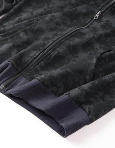 Men's Spring/Autumn Thin <b>Cross</b> Print Long-Sleeved Pocket Tie-Dye Camouflage Zipper Hooded Sweatshirt Casual Sports <b>Tops</b> - Product Image 4