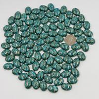 Pierre précieuse naturelle de qualité supérieure AAA+ en rubis bleu, forme ovale cabochon, taille et couleur personnalisables, pour la création de bijoux uniques