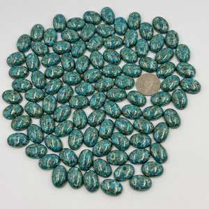 Turquesa Azul Natural de Alta Calidad AAA+ en Forma de Cabujón, Gema Suelta, Tamaño Personalizado, para Joyería Única - Product Image 1
