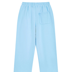 Pantalon large pour homme en gros, taille élastique personnalisée avec cordon de serrage, coupe droite décontractée, poches latérales, poche plaquée arrière, style décontracté - Product Image 1