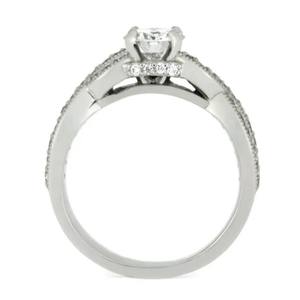Bague de fiançailles en moissanite synthétique de qualité supérieure pour femme, prix de vente à l'exportation - Product Image 3