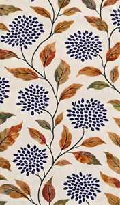 New Design Floral Printed Cotton Hand Towel Blue Flowers Green <b>Leaves</b> White Background Digital Print Quick-Dry Bathroom Decor - Product Image 6