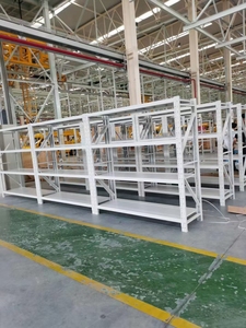 Morgie Fabricante stock Estante <span class=keywords><strong>de</strong></span> almacenamiento 5 Estante <span class=keywords><strong>de</strong></span> metal falso estantería <span class=keywords><strong>de</strong></span> gran capacidad por estante para almacén - Product Image 4