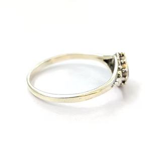 Elegant 925 Sterling Silver <b>Ring</b> 1.8 Grams Featuring <b>Garnet</b> Natural Gemstones Trendy Jewelry - Product Image 3