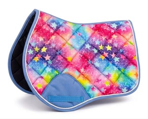 Ensemble de tapis de selle personnalisés pour chevaux, sublimés, respirants, à séchage rapide, pour le saut d'obstacles, avec voile anti-mouches et bandages de protection pour les jambes – Fournitures équestres d'extérieur en gros - Product Image 4
