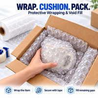 AIR.DFLY Inflatable Air Cushion Film Roll with Custom Logo Printing for Wrapping and Void Fill Packaging