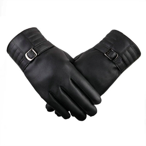 Top Trending Winter Outdoor Casual Plain Leather <b>Touchscreen</b> <b>Gloves</b> Custom Logo Design Breathable Leather Wrist-Length Unlined - Product Image 1