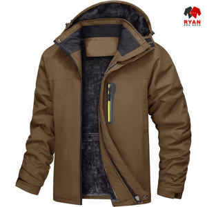 Veste softshell personnalisée Ryan Pro Gear pour homme, fermeture éclair, logo personnalisé, col à capuche - Product Image 3
