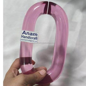 Chaîne en acrylique moderne personnalisée Accents muraux faits à la main en résine ornementale moderne suspendue pour la décoration intérieure Diwali Festival Ready - Product Image 1