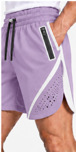 Wholesale Men's Gym <b>Shorts</b> With <b>Zipper</b> Pocket Custom Logo Quick Dry Running Workout Fitness Athletic <b>Shorts</b> Nylon Spandex Breath - Product Image 4