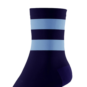 Chaussettes ras du cou pour femmes en coton uni respirant, tricotées jacquard violet, vert, jaune, compression CLASSE 1, pour yoga, sport, usage quotidien, printemps - Product Image 1