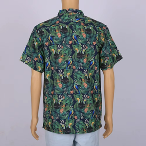Chemises d'été pour hommes à imprimé Hawaï, vente en gros, chemises de plage personnalisées, chemises de loisirs florales magnifiques - Product Image 3
