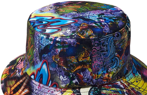 Chapeaux Bob Sublimés Homme Femme, Pliables et Réversibles, Imprimés, pour l'Été, les Voyages, la Plage, les Aventures Quotidiennes, la Pêche et les Loisirs - Product Image 5