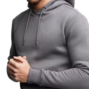 Custom Logo Printed Men's <b>Flared</b> Tracksuit Set Quality Solid Color Casual Wear Boxy Fit Streetwear Plus Size for Winter - Product Image 2