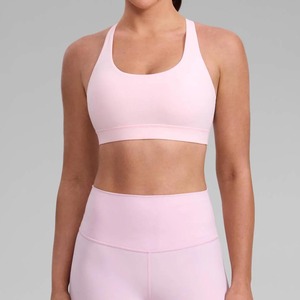 Custom logo Women's High for Impact Workout for Yoga Gym <b>Crop</b> <b>Top</b> Sports Bra - Product Image 3