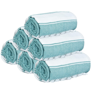 Serviette de plage en tissu absorbant, confortable et respirant de haute qualité, durable et douce au toucher, idéale pour les vacances, le spa et la maison - Product Image 1