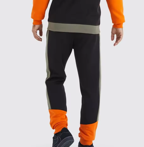Conjunto Deportivo de Dos Piezas para Hombre, Sudadera con Capucha y Pantalones Deportivos, Estilo Urbano, con Bloques de Color, Logotipo Personalizado - Product Image 6