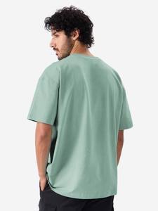Camiseta de Hombre Verde Salvia, Corte Regular, 100% Algodón, Cuello Redondo, Estilo Casual Urbano, Secado Rápido, Impresión Digital, Etiqueta Privada Personalizada - Product Image 5