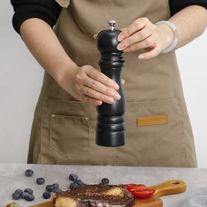 Eco-Friendly Adjustable Coarseness Wooden Salt and <b>Pepper</b> Mill Set Manual - Product Image 6