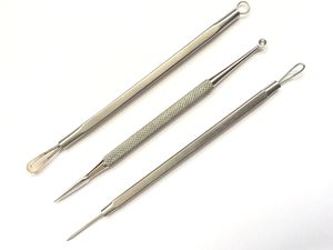 Kit de 7 Herramientas para Eliminar Puntos Negros, Extractor de Espinillas Profesional de Acero Inoxidable - Product Image 4