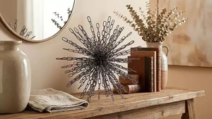 Modern Metal Tabletop Sculpture Artistic Figure Contemporary Easter Decor Living Room <b>Decoration</b> - Product Image 3