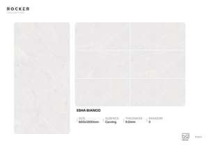 กระเบื้องพอร์ซเลนลายนูนทันสมัย ขนาด 600x1200 มม. 60x120 ซม. 24x48 นิ้ว รูปแบบขนาดใหญ่ สำหรับตกแต่งผนังและพื้นอย่างหรูหรา - Product Image 5