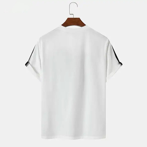 เสื้อยืดผู้ชายดีไซน์ใหม่ โลโก้สั่งทำ ผ้าโพลีเอสเตอร์/คอตตอน คอกลม แขนปกติ สไตล์ฮิปฮอป ทรงปกติ แห้งเร็ว ระบายอากาศดี เสื้อลำลอง - Product Image 1