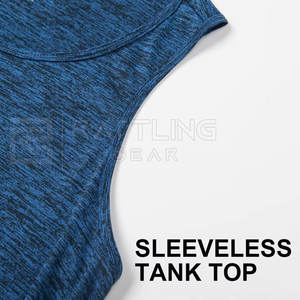 Débardeur décontracté d'été pour hommes, vêtements de sport respirants à séchage rapide, gilet tricoté de couleur unie 100% coton pour la musculation - Product Image 4