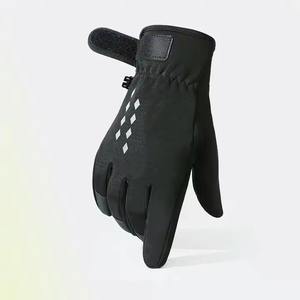 Gants d'hiver classiques en cuir véritable, chauds et isolés, pour activités de plein air et conduite - Product Image 6
