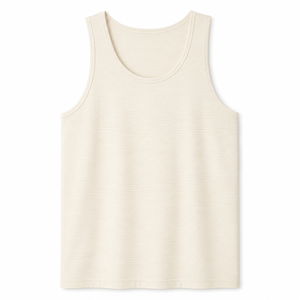 Débardeur léger en coton pour homme – Sous-vêtement côtelé respirant et anti-humidité - Product Image 2