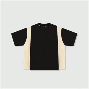 T-shirt surdimensionné pour homme en coton 100% Terry imprimé DTG personnalisé, style streetwear, mode estivale, style Raim Stone - Product Image 2