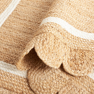 Hot Selling Customised Braided Natural jute Braided Jute <b>Rug</b> <b>Non</b> <b>Slip</b> Backing For Multi Use - Product Image 1