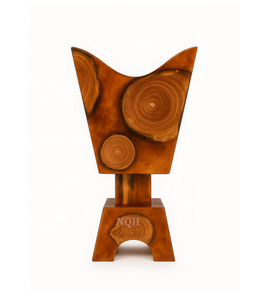 Quemador de Incienso Mubkha Moderno 2026, Hecho a Mano, de Resina Epoxi Premium, Madera de Acacia, Personalizable, Aromaterapia de Lujo para el Hogar - Product Image 2