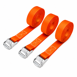 สายรัดสินค้าแบบ Cam Buckle ขนาด 38 มม. โพลีเอสเตอร์ รับน้ำหนัก 450 กก. แบบไม่มีตะขอ สำหรับยึดตรึงสินค้า ผู้ผลิต OEM ผู้จัดจำหน่าย - Product Image 6