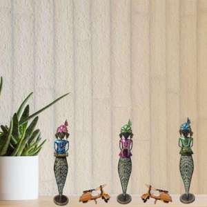 Handcrafted Fish Jalli T-<b>Light</b> Candle Holder for Traditional Indian Fish Pattern Candle <b>Lantern</b> - Perfect for Diwali, Eid & Fest - Product Image 4