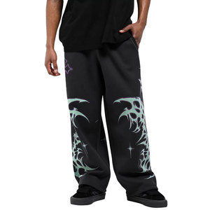Pantalones Deportivos de Pierna Recta Holgados de Alta Calidad y Nuevo Estilo, Pantalones Deportivos de Felpa 100% Algodón, Pantalones Deportivos de Lujo para Hombre con Logotipo Personalizado - Product Image 5