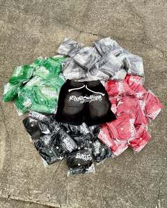 Shorts en coton biologique de haute qualité pour les shorts de plage décontractés pour hommes en gros et personnalisés - Product Image 4